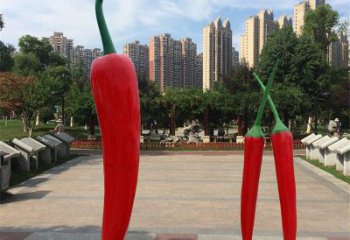 辣椒雕塑 大型城市雕塑 商業街擺件