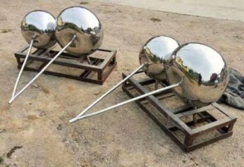 鏡面櫻桃雕塑 烤漆大型擺件 博物館雕塑