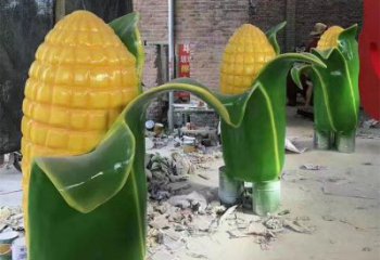 酒店玉米雕塑 景觀美陳農作物雕塑 現代雕塑