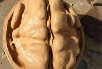 城市核桃雕塑 風景區彩繪雕塑 抽象擺件