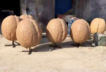 仿真核桃雕塑 酒店公園雕塑 風(fēng)景區(qū)擺件