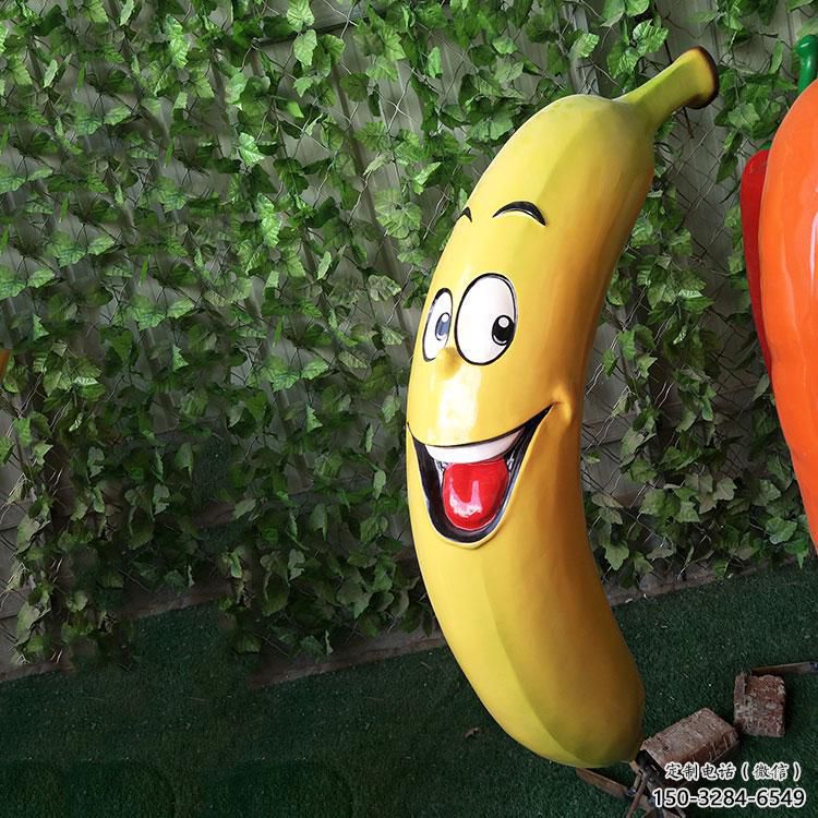大型香蕉雕塑 門口創(chuàng)意雕塑 售樓處小品