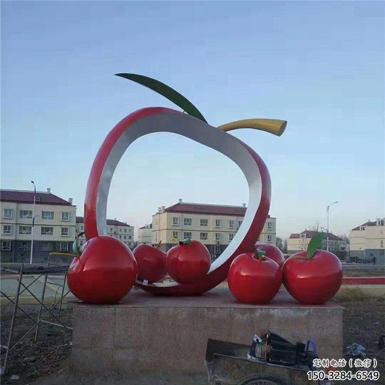 庭院紅棗雕塑 城市古銅色雕塑 瓜果小品