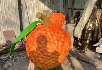 荔枝雕塑 景觀美陳水果雕塑 噴漆雕塑