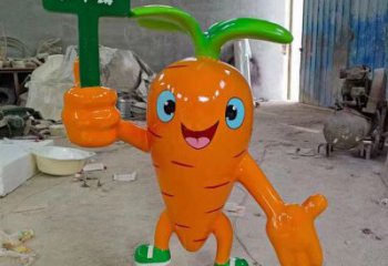 胡蘿卜雕塑 景觀校園蔬菜雕塑 商業(yè)街雕塑