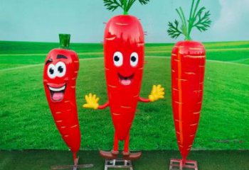 胡蘿卜雕塑 歐式步行街蔬菜雕塑 大型商場(chǎng)雕塑