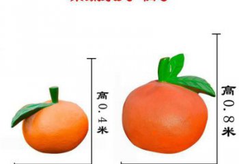 檸檬雕塑，水果仿真擺件，公園廣場(chǎng)雕塑 (9)