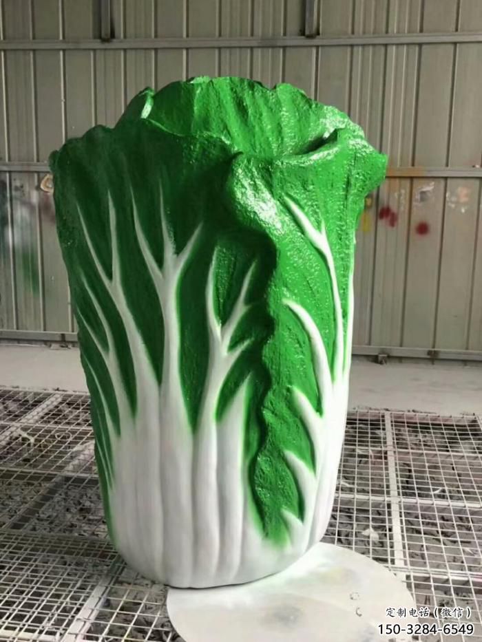 草地大白菜雕塑 現代校園果蔬雕塑 大型蔬菜雕塑