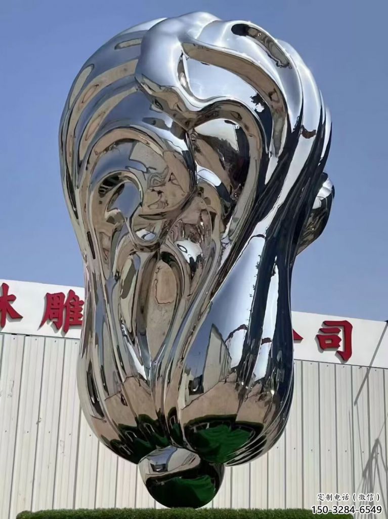 戶外白菜雕塑 大型景觀果蔬雕塑 拋光蔬菜雕塑
