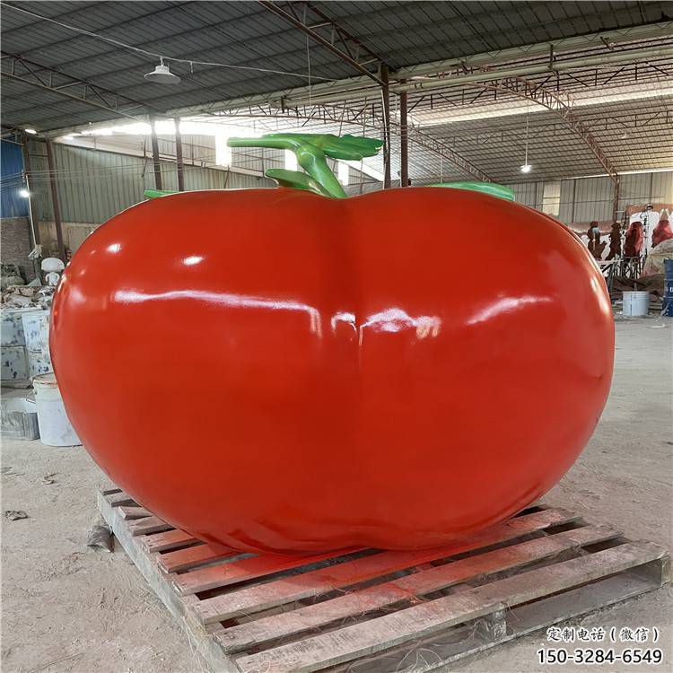 店門口番茄雕塑 創(chuàng)意景觀雕塑 仿真擺件
