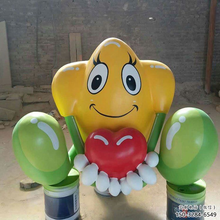 廣場苦瓜雕塑 抽象果蔬雕塑 烤漆瓜果雕塑