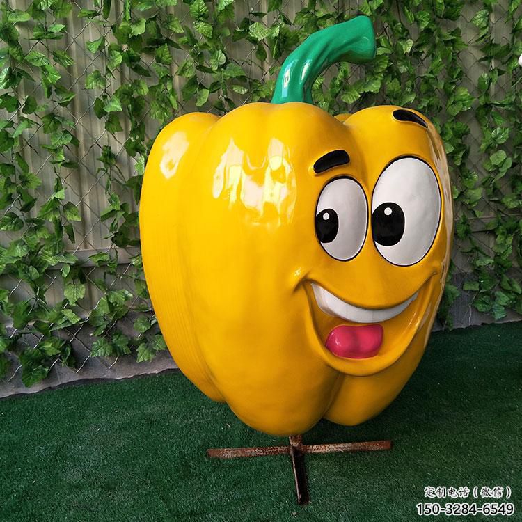 店門(mén)口青椒雕塑 創(chuàng)意景觀雕塑 仿真擺件