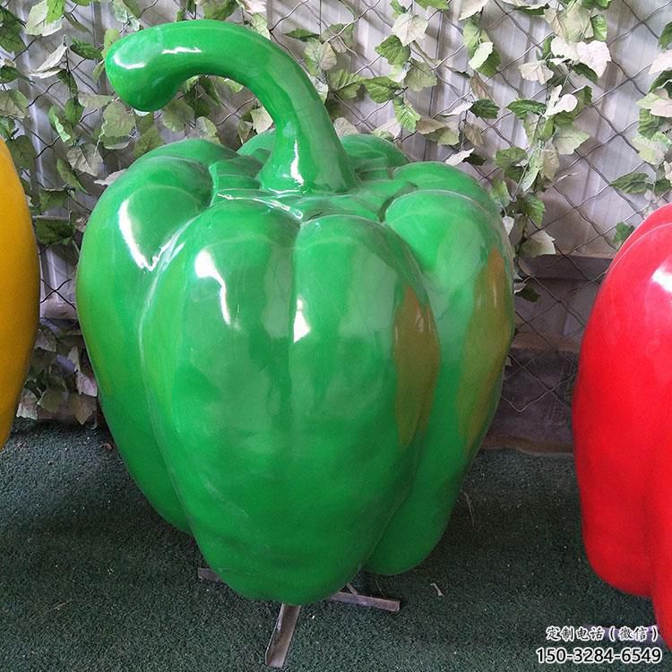 庭院青椒雕塑 城市古銅色雕塑 蔬菜小品