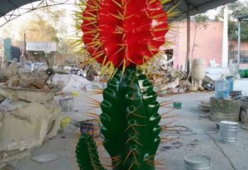 廣場仙人掌雕塑 公園仿真雕塑 抽象擺件