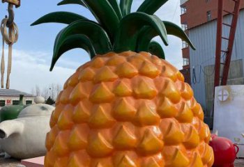 庭院菠蘿雕塑 城市雕塑 果蔬小品