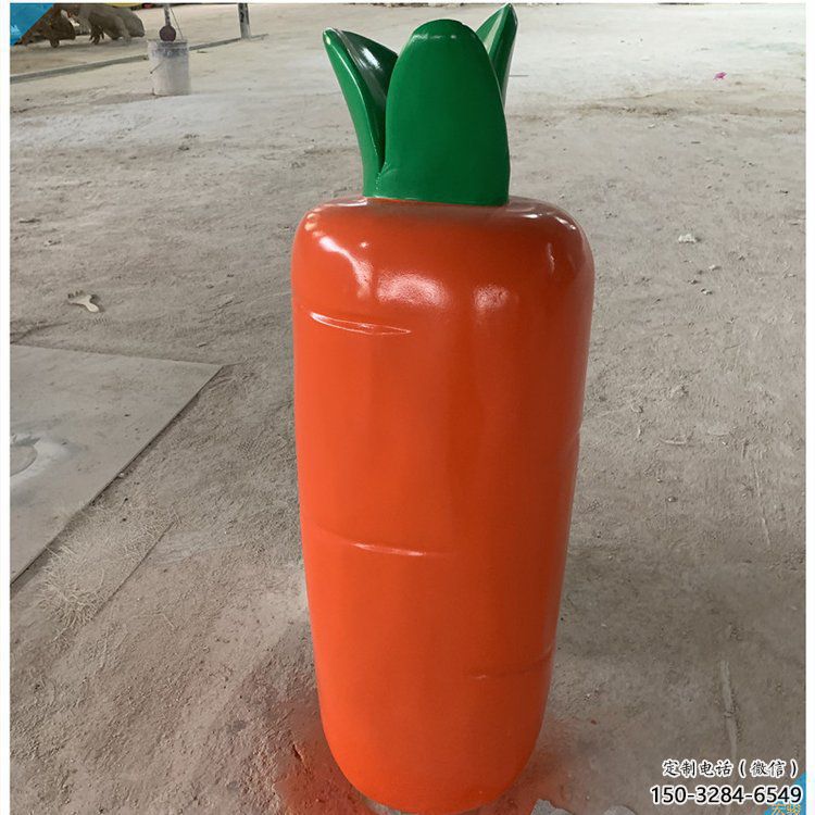 幾何蘿卜雕塑 庭院仿真雕塑 彩繪擺件