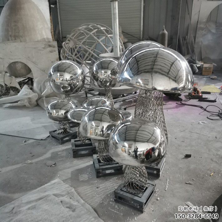 草地香菇雕塑 現(xiàn)代校園果蔬雕塑 大型蔬菜雕塑