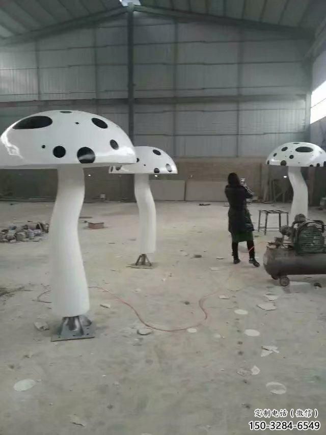 商業街香菇雕塑 烤漆果蔬雕塑 彩繪蔬菜雕塑