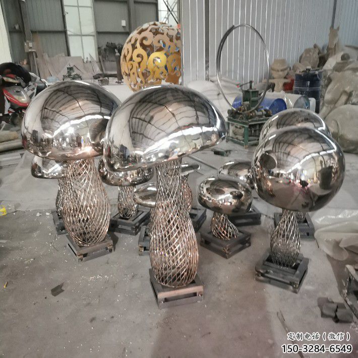 園林香菇雕塑 大型果蔬雕塑 中式蔬菜雕塑