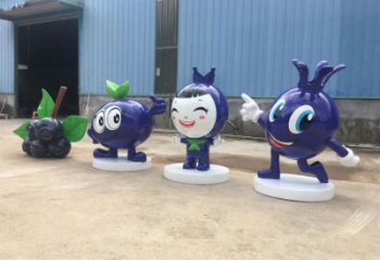 藍莓雕塑 風景區幾何雕塑 廣場小品