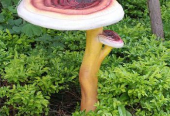 村口靈芝雕塑 啞光果蔬雕塑 公園植物雕塑