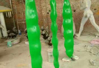 仿真豆角雕塑廠家 酒店公園雕塑 風景區(qū)擺件