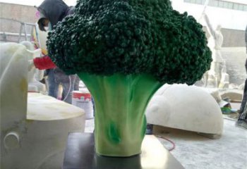烤漆菜花雕塑 鋼管果蔬雕塑 室內蔬菜雕塑