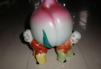 店門口水蜜桃雕塑 創意景觀雕塑 仿真擺件