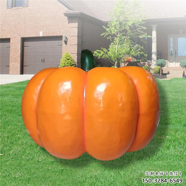 店門口南瓜雕塑 創意景觀雕塑 仿真擺件