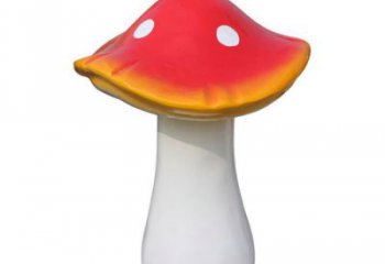 彩繪蘑菇雕塑 大型城市雕塑 商業街擺件