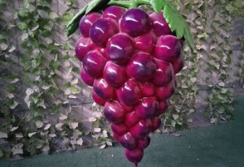 公園葡萄雕塑 酒店門(mén)口雕塑 彩繪擺件