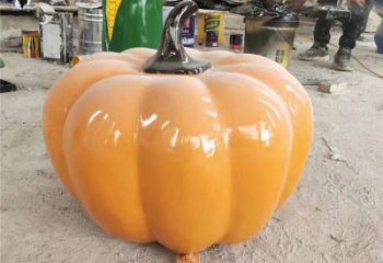 戶外南瓜雕塑 噴漆果蔬雕塑 燈光水果雕塑