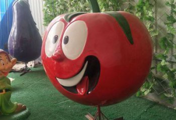 園林西紅柿雕塑 城市廣場雕塑 步行街擺件