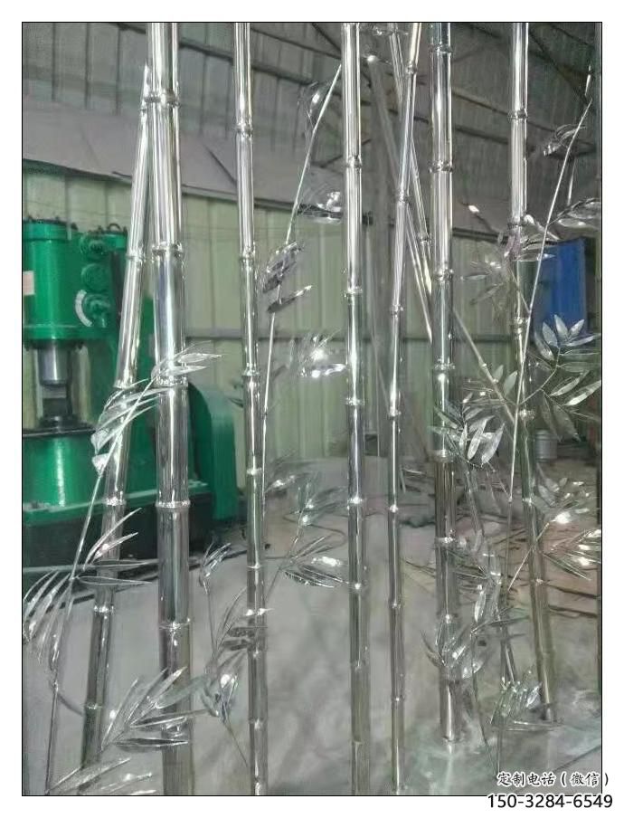 鋼管竹子雕塑 異形竹類雕塑蔬 農(nóng)村植物雕塑