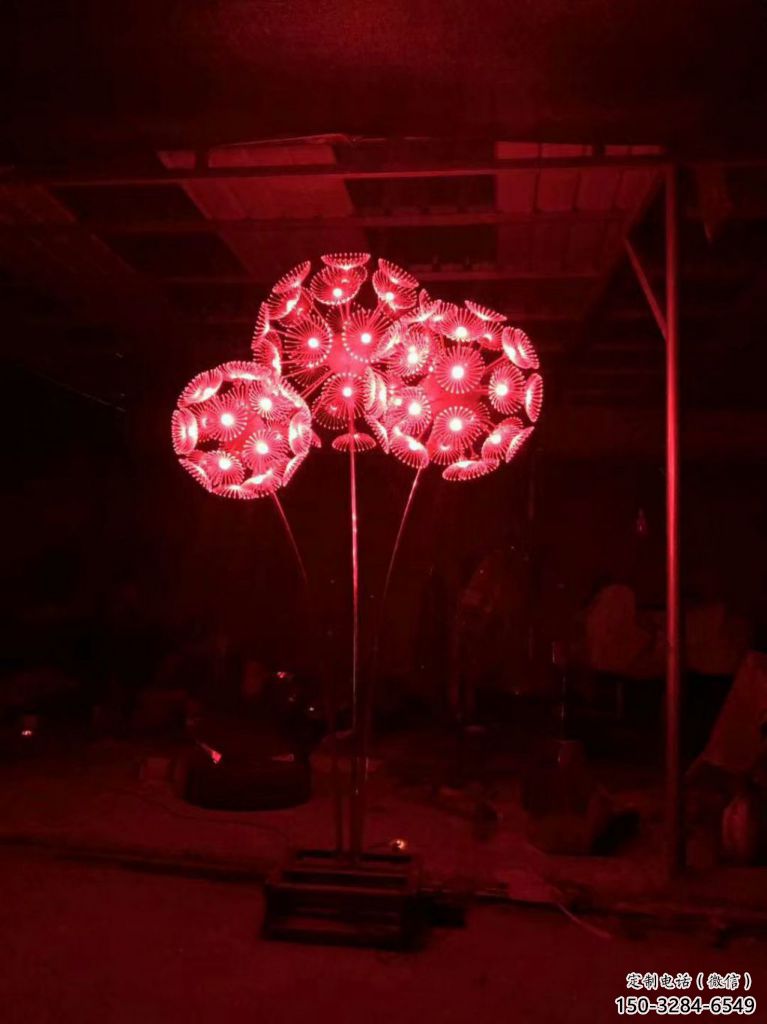 企業(yè)蒲公英雕塑 鑄造公園花卉雕塑 歐式植物雕塑