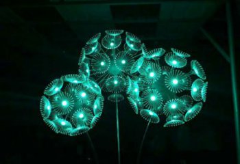 草地蒲公英雕塑 現(xiàn)代校園花卉雕塑 大型植物雕塑