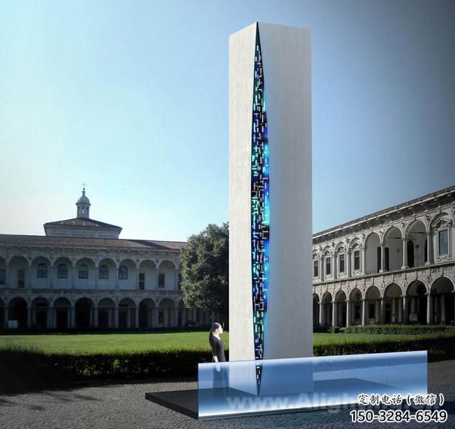 賓館精神堡壘雕塑 烤漆大型標(biāo)識(shí)雕塑 歐式文化雕塑