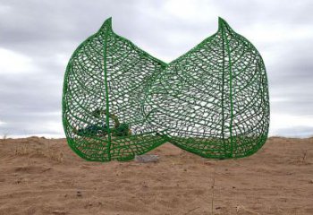 樹葉雕塑 歐式步行街植物雕塑 大型商場花卉雕塑