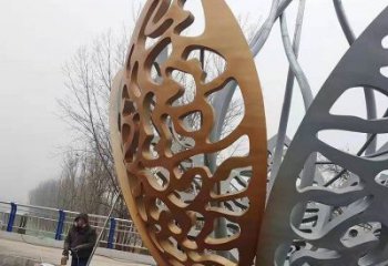 園林樹葉雕塑 大型花卉雕塑 中式植物雕塑