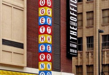 大型精神堡壘雕塑 歐式步行街標牌雕塑 彩繪標識雕塑