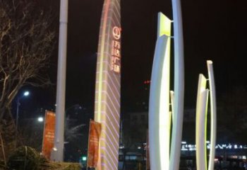 公園精神堡壘雕塑 創意企業標識雕塑 美陳文化雕塑