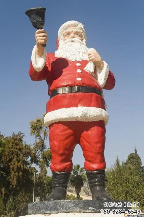 大型圣誕老人雕塑廠 步行街卡通雕塑 動漫擺件
