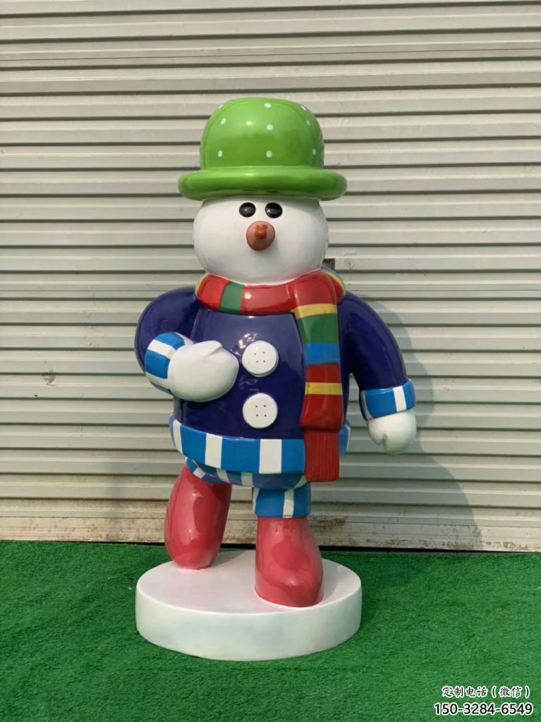 制作大型圣誕老人雕塑 商業街廣場雕塑 彩繪擺件