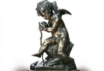 丘比特雕塑 景觀美陳歐式雕塑 噴漆肖像雕塑