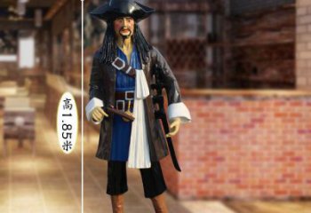 大門口海盜雕塑廠 公園卡通雕塑 仿真動漫雕塑