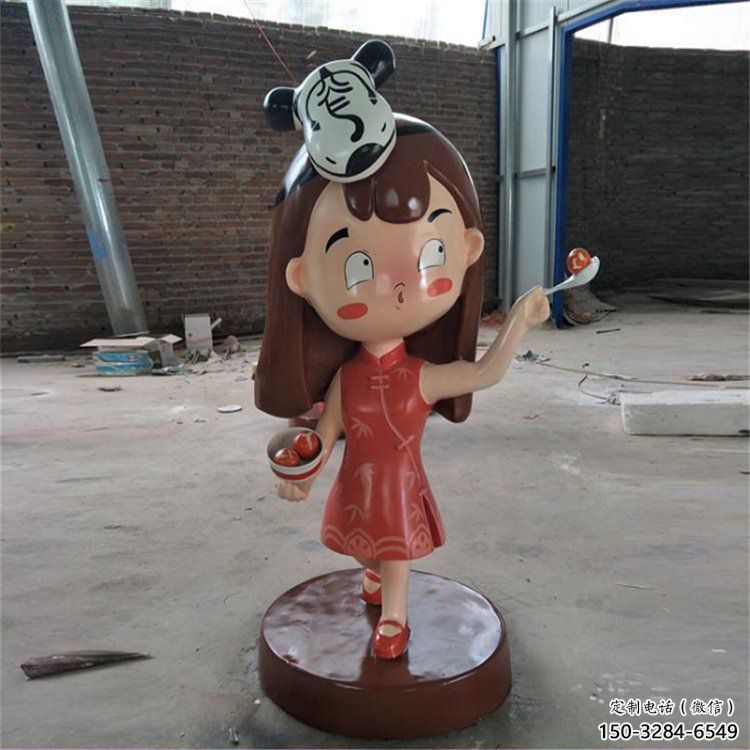 廚師雕塑 景觀校園卡通雕塑 商業(yè)街動(dòng)漫雕塑