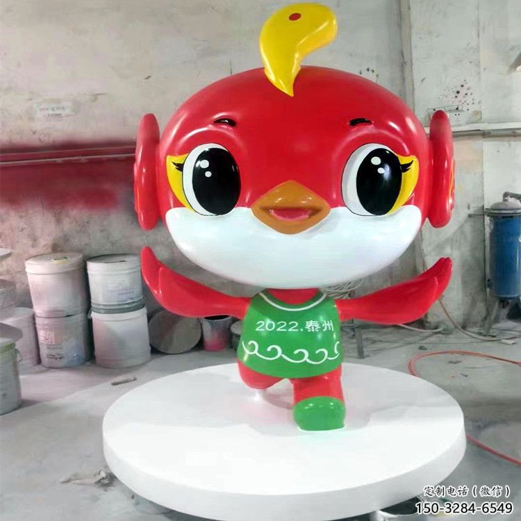 鋼管唐老鴨雕塑 異形卡通雕塑蔬 農村動漫雕塑