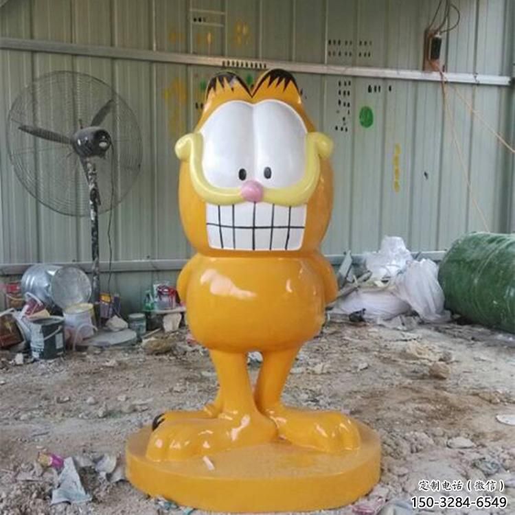 景觀唐老鴨雕塑 剪影卡通雕塑 商業(yè)街動(dòng)漫雕塑