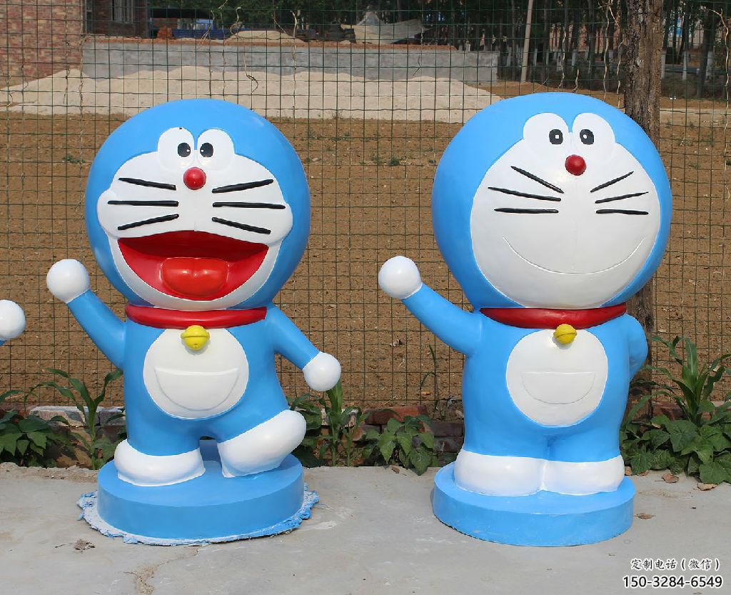 唐老鴨雕塑 烤漆大型卡通雕塑 彩繪動(dòng)漫雕塑