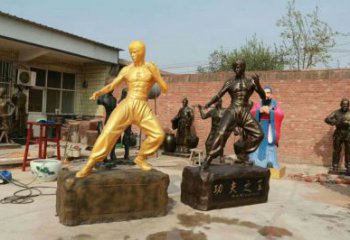 風景區李小龍雕塑廠 售樓處廣場雕塑 仿古擺件